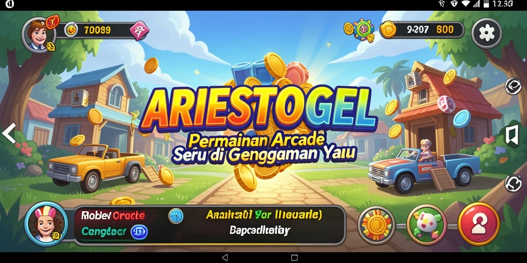 Tampilan antarmuka ARIESTOGEL yang menarik dan interaktif.