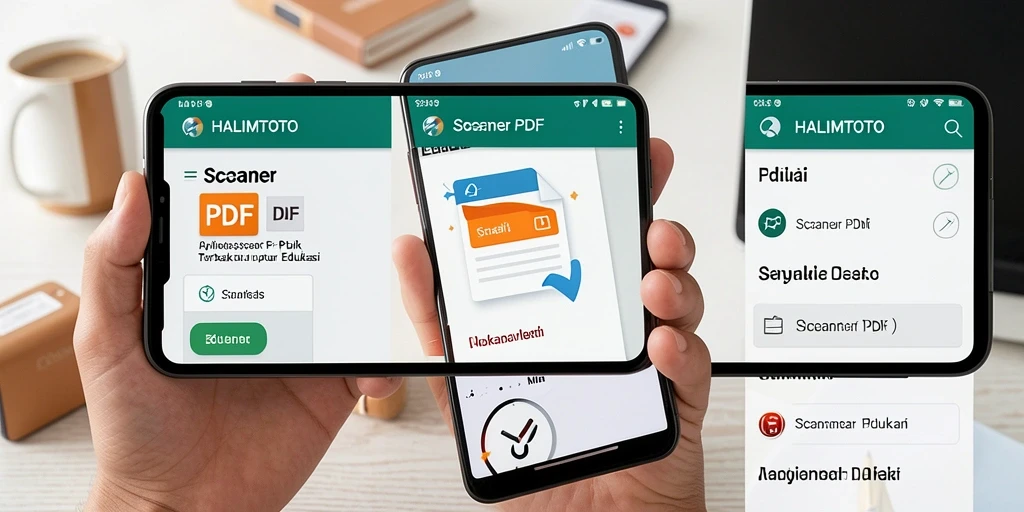 Antarmuka aplikasi HALIMTOTO yang sederhana dan intuitif.