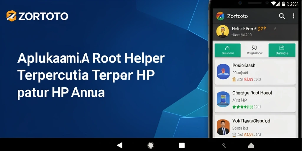 Antarmuka ZORTOTO yang intuitif untuk pengelolaan Root Helper.